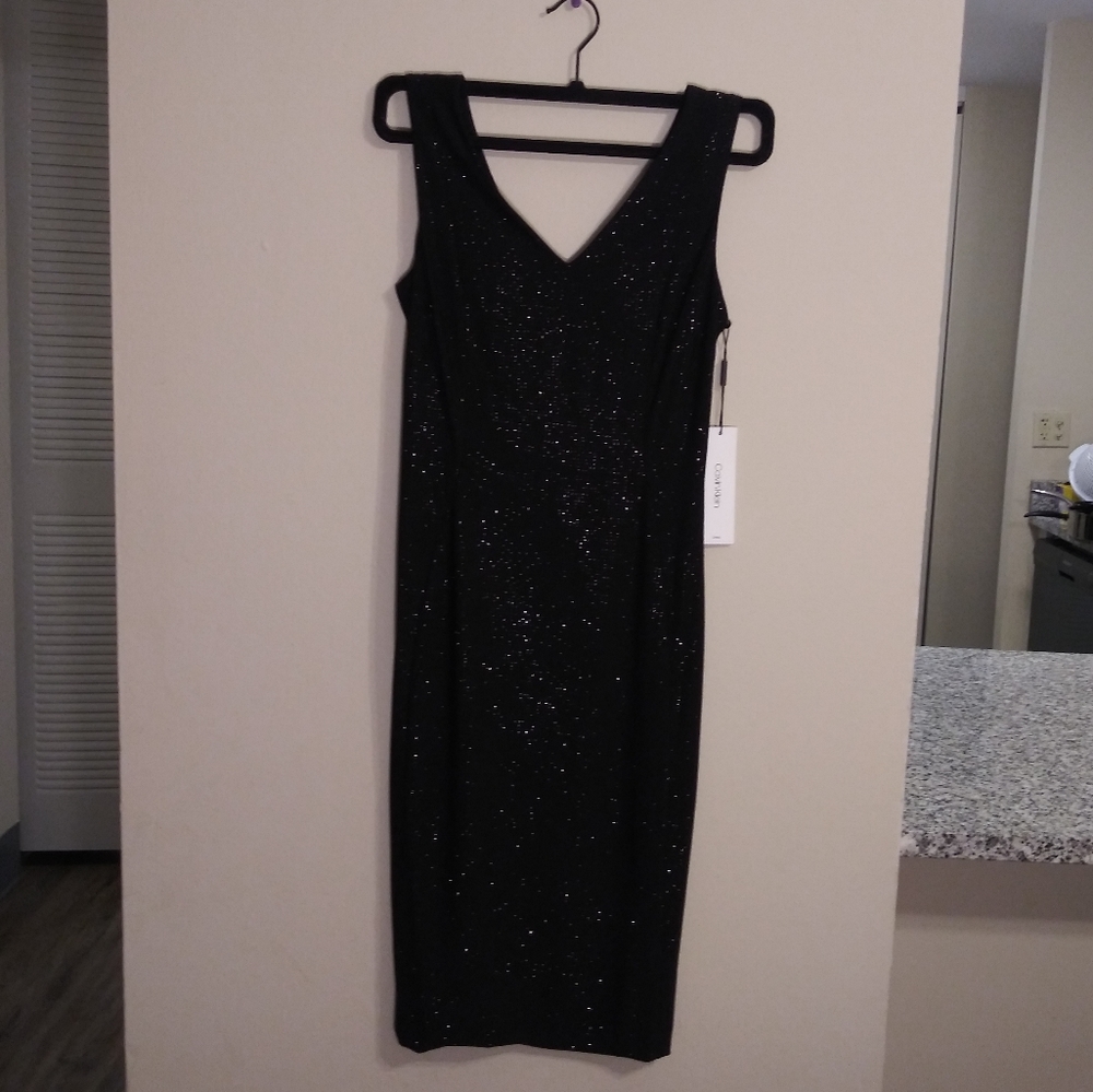 Calvin Klein Black Sparkle Dress